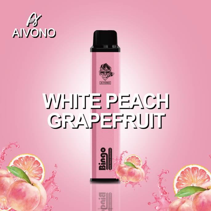 Aivono AIM BINGO 4000 pamplemousse pêche blanche - RN6J134 Aivono Vape