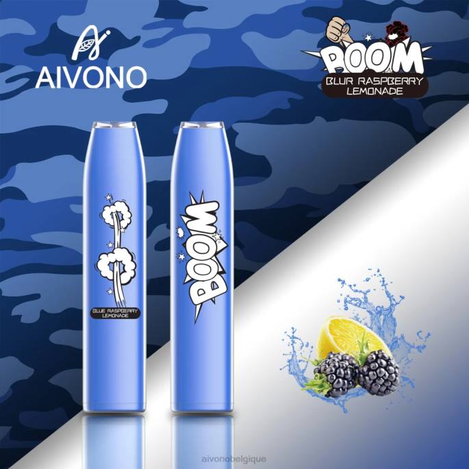 Aivono AIM BOOM 600 limonade à la framboise bleue - RN6J355 Aivono Vape Review