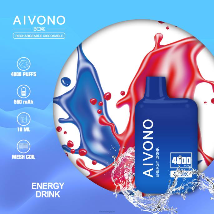 Aivono AIM BOXX 4000 boisson énergisante - RN6J225 Aivono Puffs