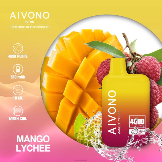 Aivono AIM BOXX 4000 litchi mangue - RN6J216 Aivono Belgique