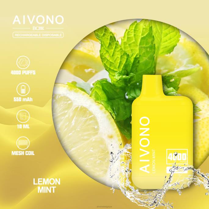 Aivono AIM BOXX 4000 menthe citronnée - RN6J230 Aivono Vape