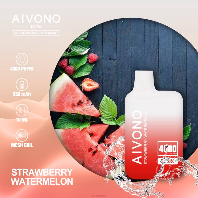Aivono AIM BOXX 4000 pastèque fraise - RN6J214 Aivono Vape