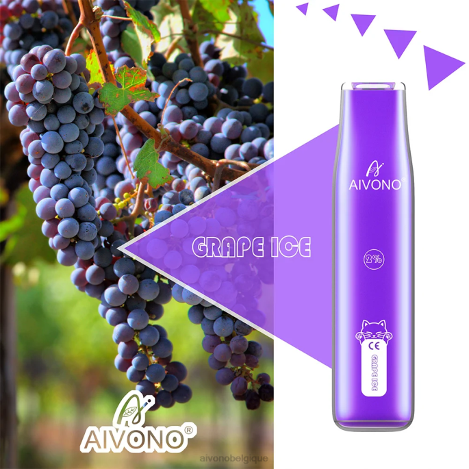 Aivono AIM CAT 400 glace aux raisins - RN6J337 Aivono Puffs