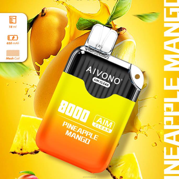 Aivono AIM CLEAR 8000 mangue ananas - RN6J209 Aivono Puffs