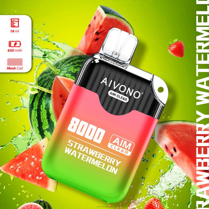 Aivono AIM CLEAR 8000 pastèque fraise - RN6J208 Aivono Belgique