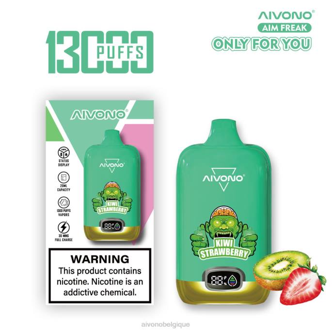 Aivono AIM FREAK 13000 kiwi fraise - RN6J246 Aivono Vape