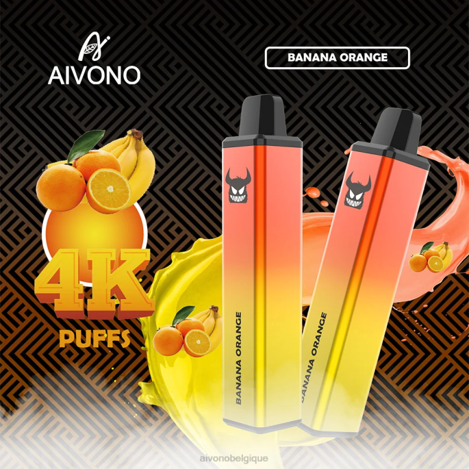 Aivono AIM FREAK 4000 banane orange - RN6J258 Aivono Vape