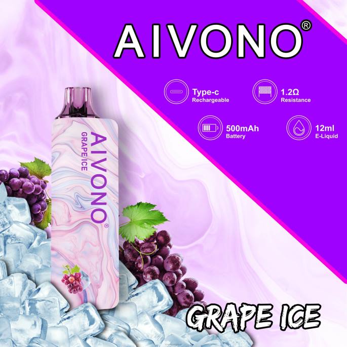 Aivono AIM GUN 7000 glace aux raisins - RN6J102 Aivono Vape