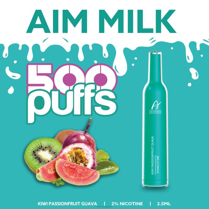 Aivono AIM MILK 500 kiwi fruit de la passion goyave - RN6J272 Aivono Belgique