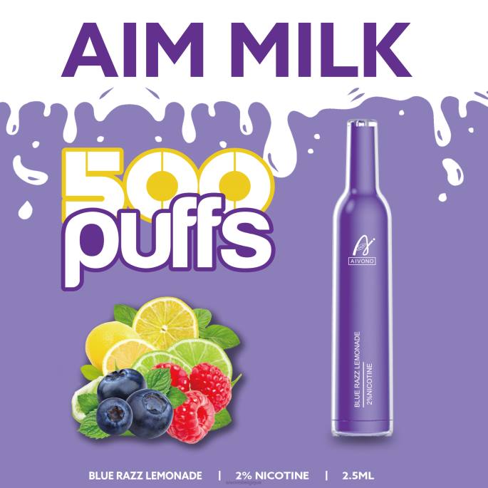 Aivono AIM MILK 500 limonade bleue - RN6J264 Aivono Belgique