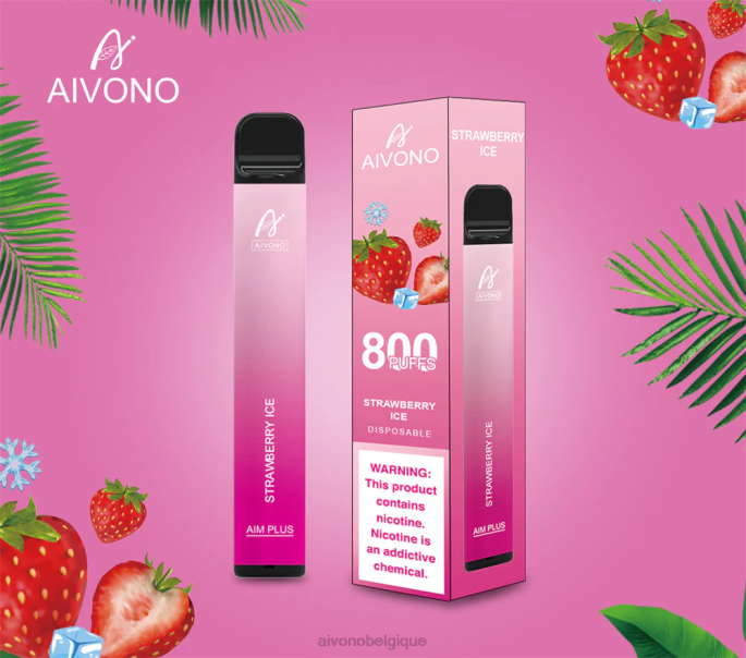 glace à la fraise