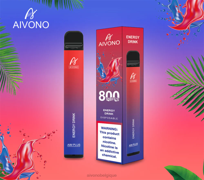 Aivono AIM PLUS 800 boisson énergisante - RN6J201 Aivono Puffs