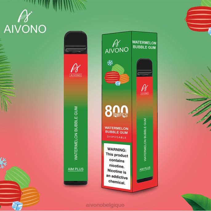 Aivono AIM PLUS 800 bubble-gum à la pastèque - RN6J198 Aivono Vape