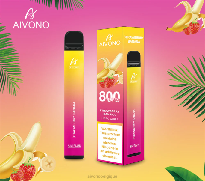 Aivono AIM PLUS 800 fraise banane - RN6J192 Aivono Belgique