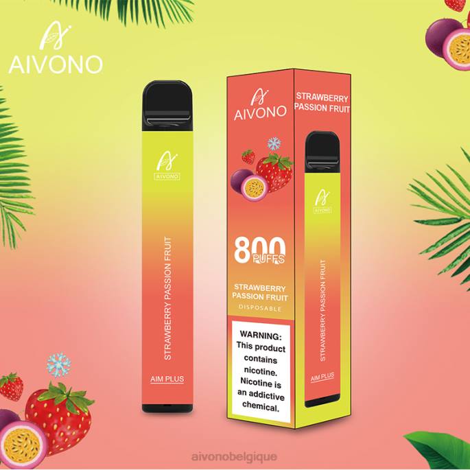 Aivono AIM PLUS 800 fruit de la passion fraise - RN6J195 Aivono Vape Review