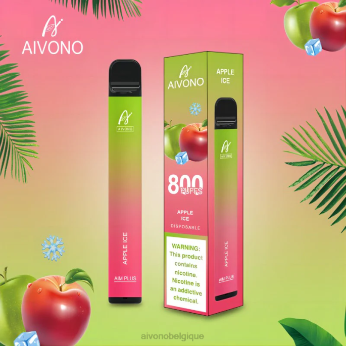 Aivono AIM PLUS 800 glace aux pommes - RN6J170 Aivono Vape