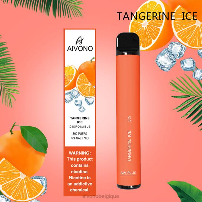 Aivono AIM PLUS 800 glace à la mandarine - RN6J197 Aivono Puffs