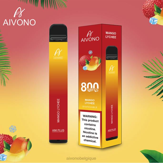 Aivono AIM PLUS 800 litchi mangue - RN6J185 Aivono Puffs