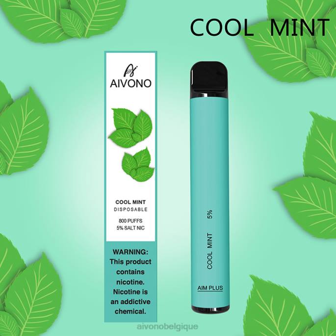 Aivono AIM PLUS 800 menthe fraîche - RN6J177 Aivono Puffs