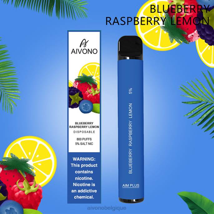 Aivono AIM PLUS 800 myrtille framboise citron - RN6J173 Aivono Puffs