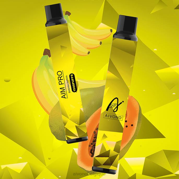 Aivono AIM PRO 1500 banane papaye - RN6J169 Aivono Puffs