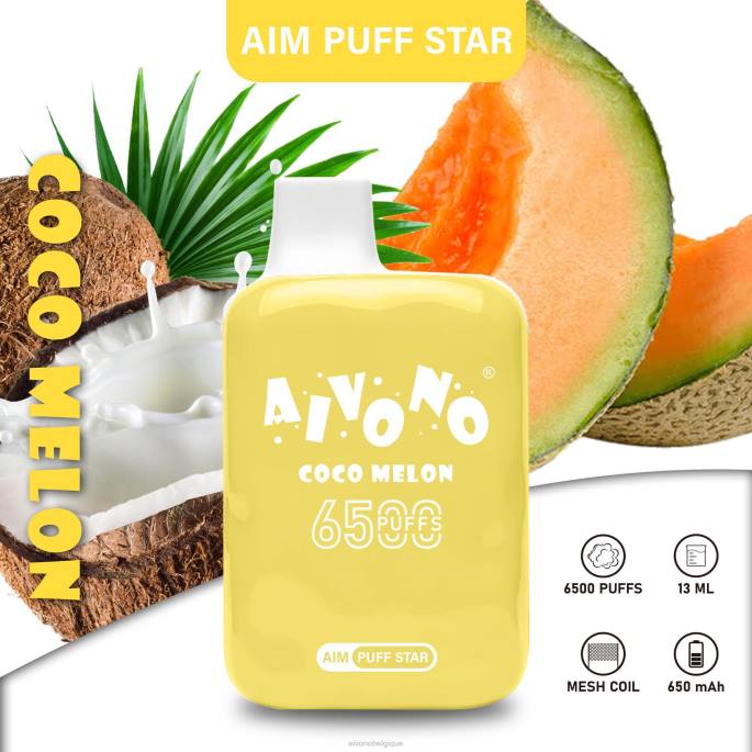 Aivono AIM PUFF STAR 6500 cocomelon - RN6J297 Aivono Puffs