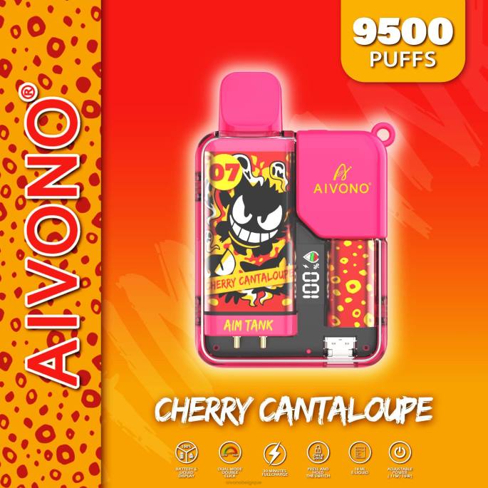 Aivono AIM TANK 9500 cantaloup cerise - RN6J45 Aivono Puffs