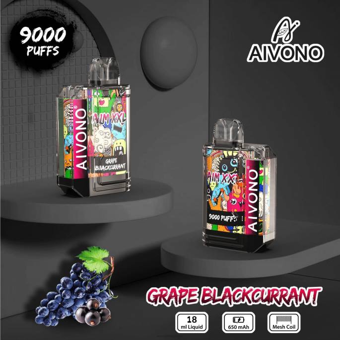 Aivono AIM XXL Autocollant bouche 9000 transparent raisin cassis - RN6J56 Aivono Belgique