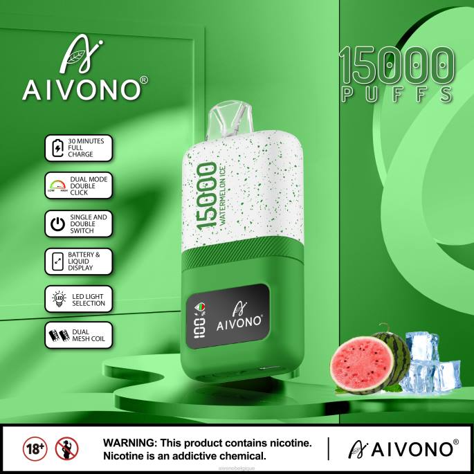 Aivono AIM magic 15000 glace à la pastèque - RN6J70 Aivono Vape