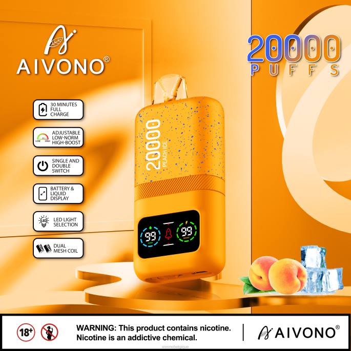 Aivono AIM magic 20000 glace à la pêche - RN6J85 Aivono Puffs
