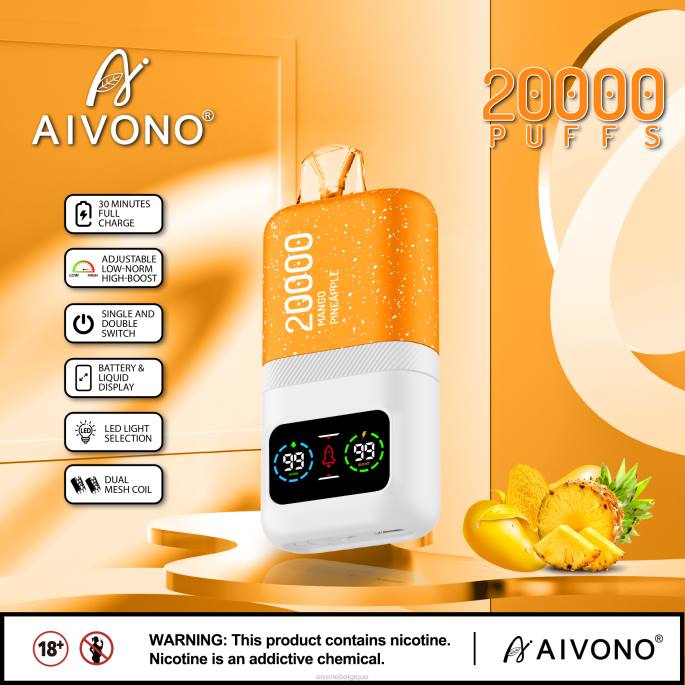Aivono AIM magic 20000 mangue ananas - RN6J77 Aivono Puffs