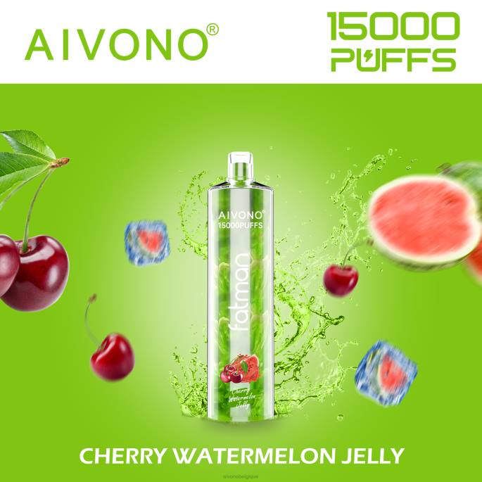 Aivono FATMAN 15000 gelée de pastèque joyeuse - RN6J20 Aivono Belgique