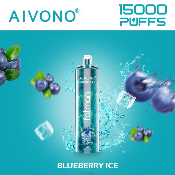 Aivono FATMAN 15000 glace aux myrtilles - RN6J14 Aivono Vape