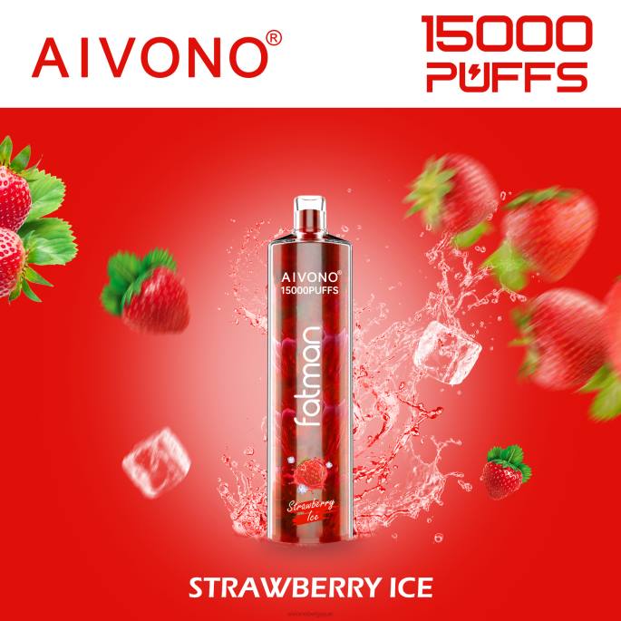 Aivono FATMAN 15000 glace à la fraise - RN6J11 Aivono Vape Review