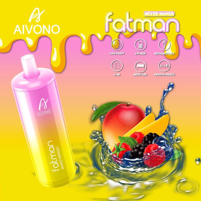 Aivono FATMAN 6800 mangue mélangée - RN6J26 Aivono Vape