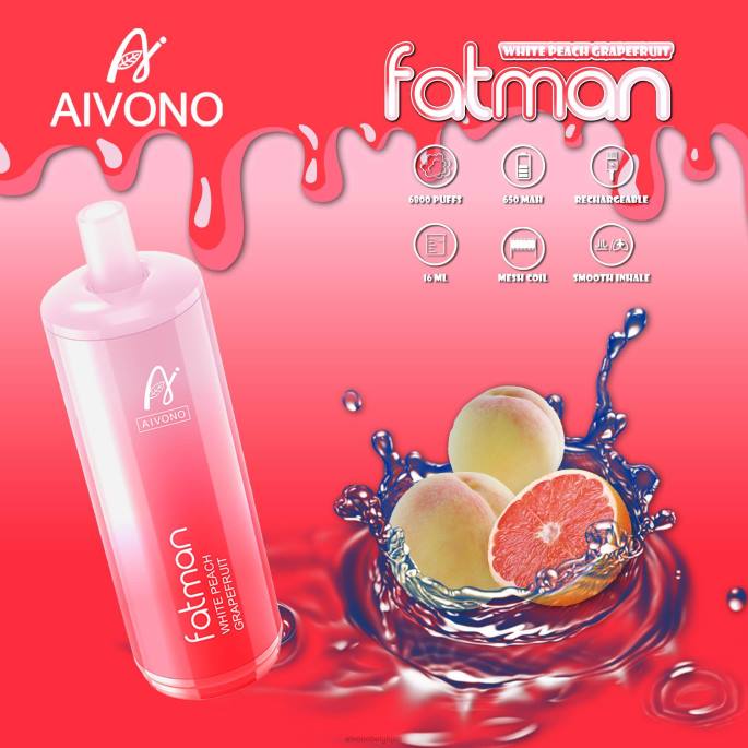 Aivono FATMAN 6800 pamplemousse - RN6J25 Aivono Puffs