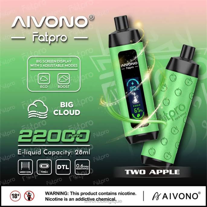 Aivono Fatpro 22000 deux pommes - RN6J1 Aivono Puffs