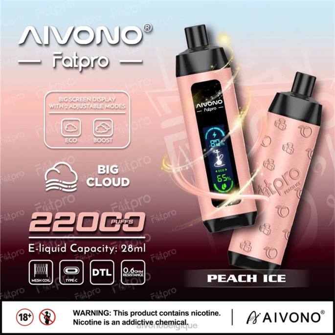 Aivono Fatpro 22000 glace à la pêche - RN6J5 Aivono Puffs