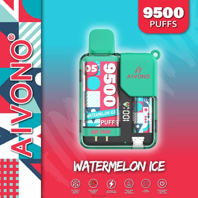 Aivono AIM TANK 9500 glace à la pastèque - RN6J37 Aivono Puffs