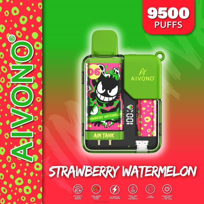 Aivono AIM TANK 9500 pastèque fraise - RN6J46 Aivono Vape