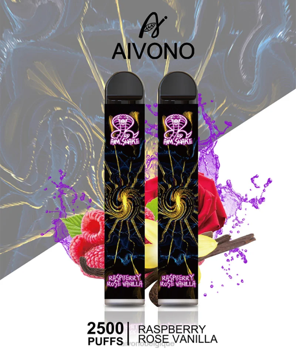 Aivono AIM SNAKE 2500 framboise rose vanille - RN6J317 Aivono Puffs